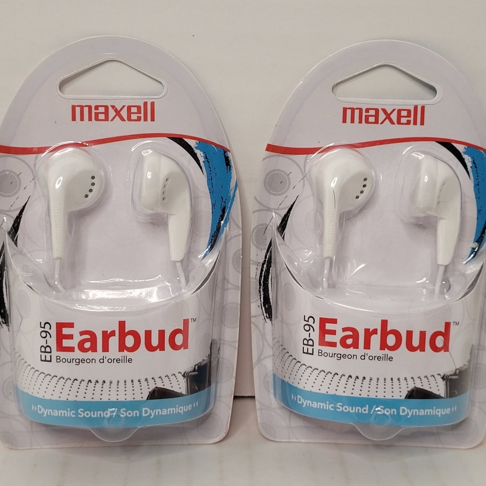 Maxwell Earbuds Lot of 2 #EB-95